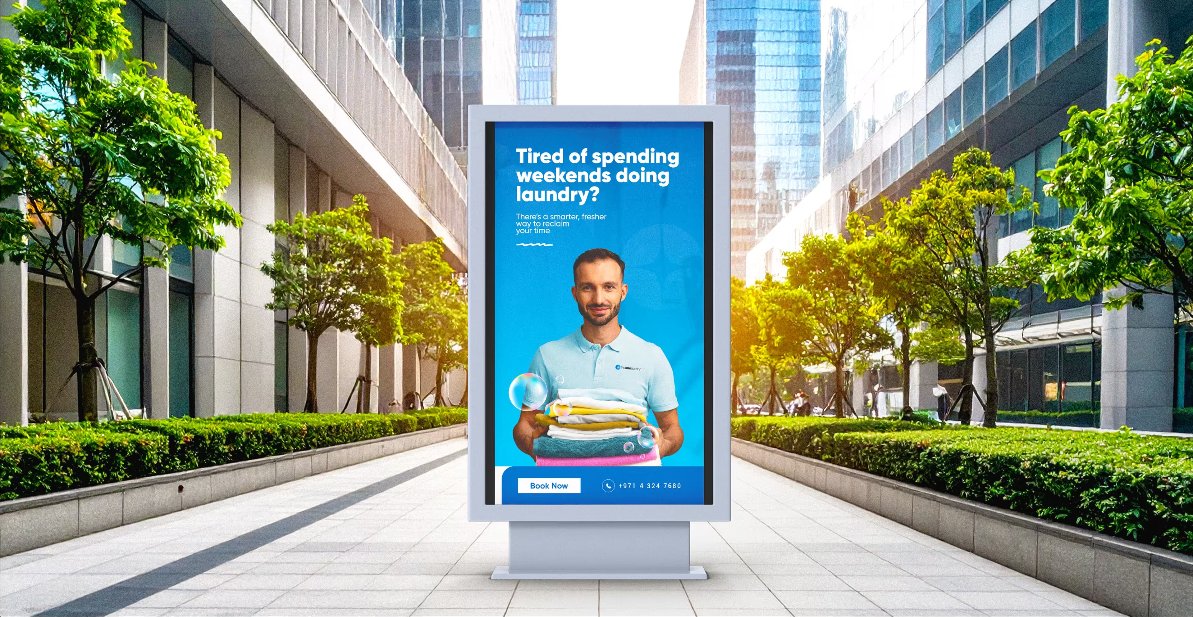 The One Laundry branding website design