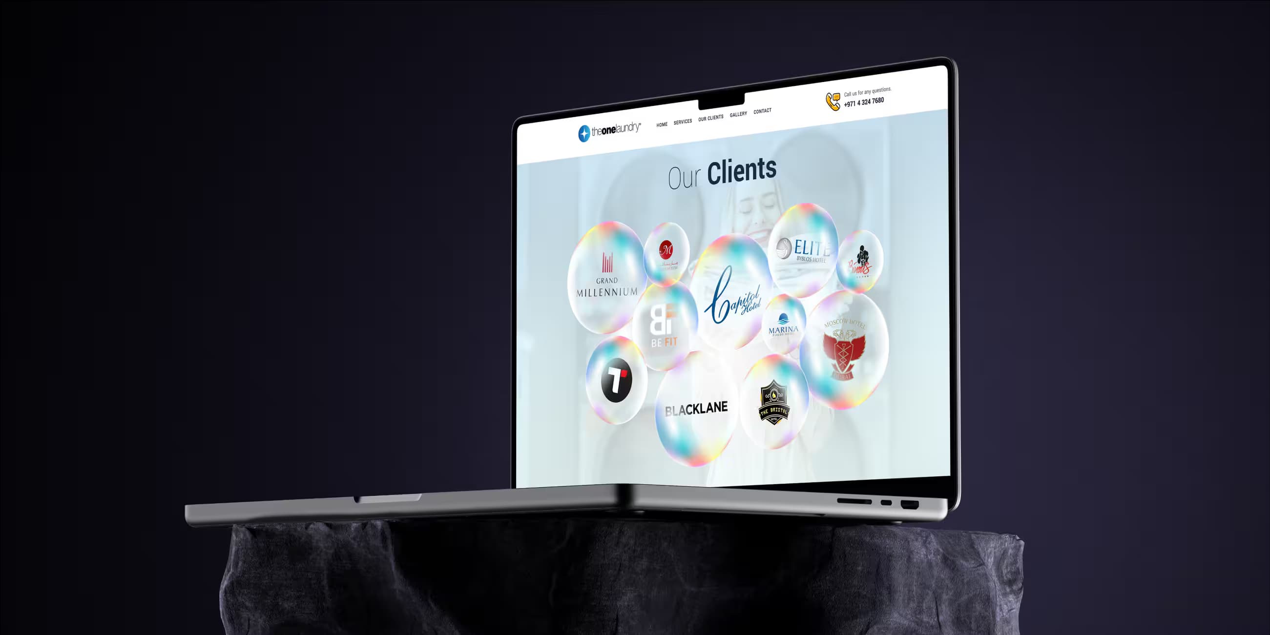 The One Laundry digital branding show case
