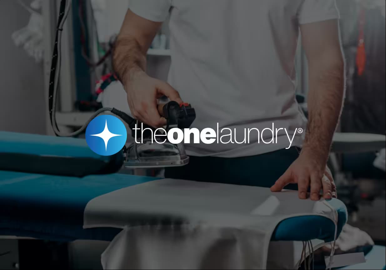 The one Laundry logo design