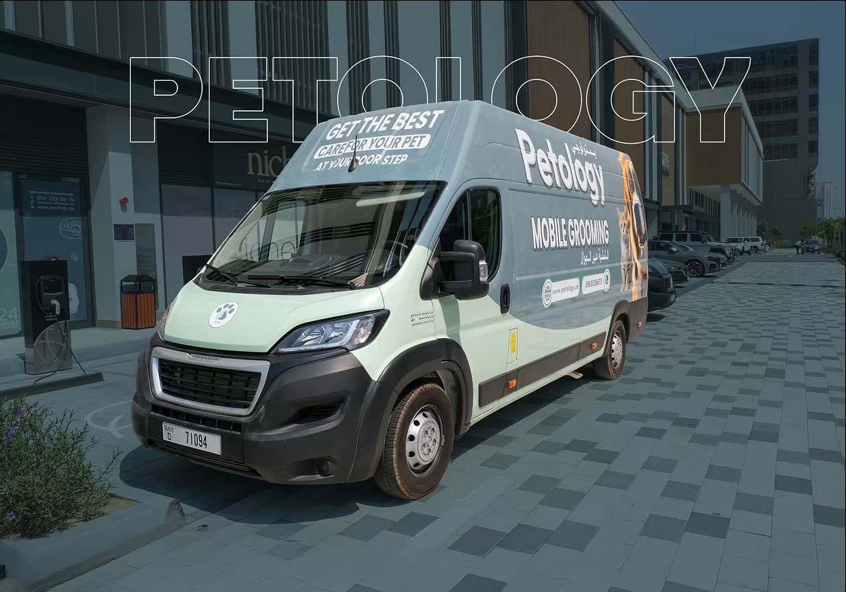 Petology branded van