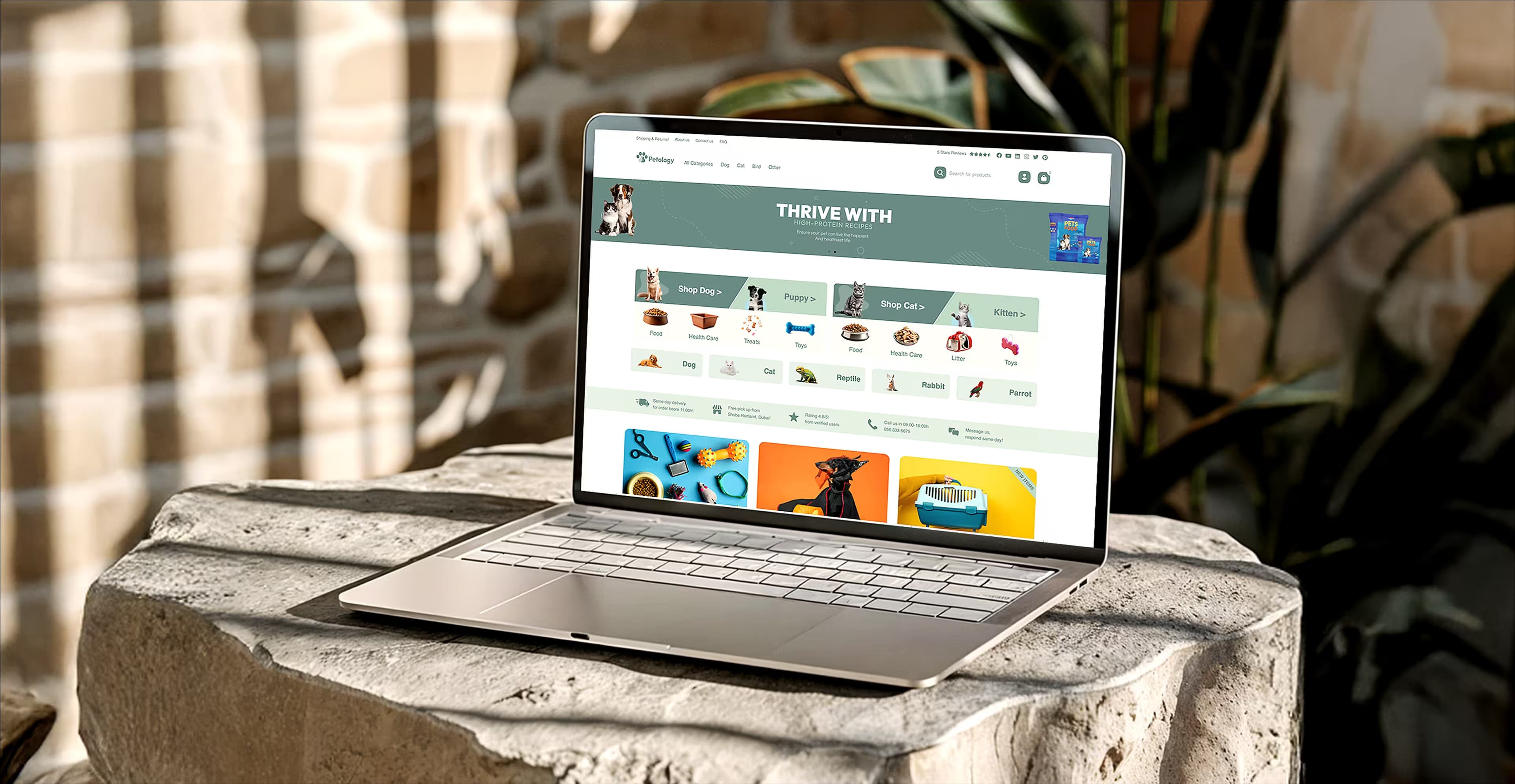 Petology portfolio page